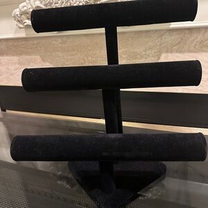 Black Velvet Jewelry Display Stand